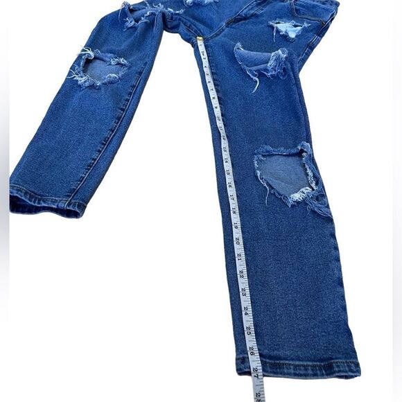 Fashion Nova high waist ripped skinny jeans size 5 - Picture 14 of 15